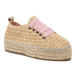 Manebi Espadrilky Lace-Up Espadrilles V 2.7 E0 Béžová