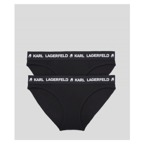 Spodná Bielizeň Karl Lagerfeld Logo Brief Set 2-Pack Čierna