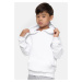 Boys Blank Hoody White