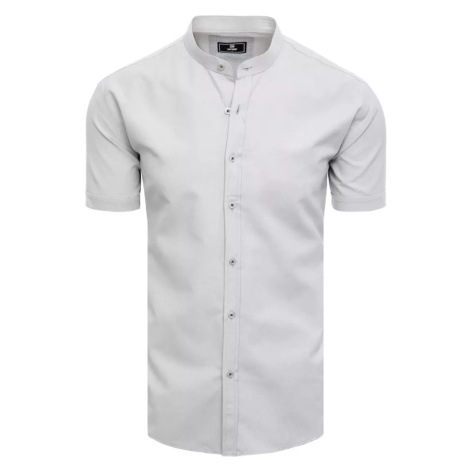 Light Grey Dstreet Men's Short Sleeve Shirt