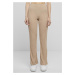 Women's ribbed trousers beige