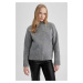 DEFACTO Oversize Fit Half Turtleneck Sweater