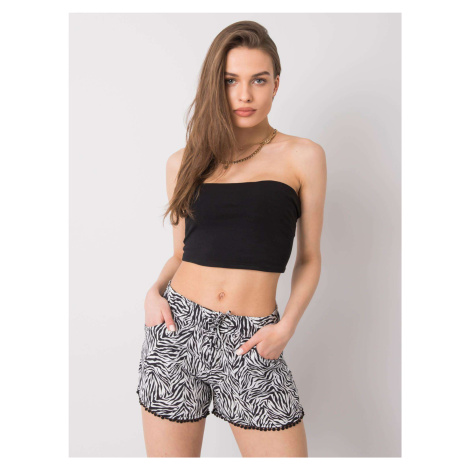 Shorts-D73770M61531KB-black-white Fresh Made