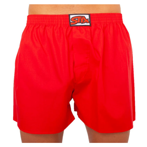 Men's briefs Styx classic rubber red