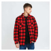 Bunda Urban Classics Padded Check Flannel Shirt Red/ Black