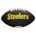 Wilson MINI NFL TEAM SOFT TOUCH FB BL PT Mini lopta na americký futbal, čierna, veľkosť