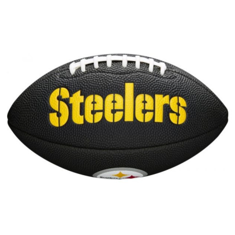 Wilson MINI NFL TEAM SOFT TOUCH FB BL PT Mini lopta na americký futbal, čierna, veľkosť