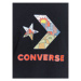 Converse Tričko Star Chevron Block Infill Ss Tee 10025280-A01 Čierna Regular Fit