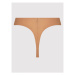 Calvin Klein Underwear Stringové nohavičky 0000D3428E Hnedá