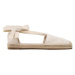 Tommy Hilfiger Espadrilky Closed Toe Espadrille Monogram W FW0FW07253 Écru