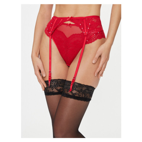 Hunkemöller Podväzkové pásy Mariah Sb 203564 Červená Hunkemoller