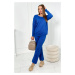 Sweater set sweatshirt + trousers cornflower blue