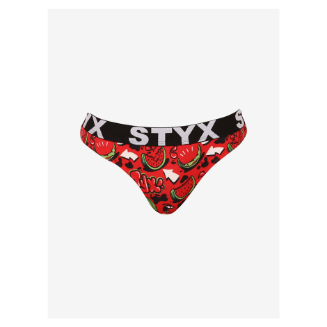 Nohavičky pre ženy STYX - červená, čierna, zelená