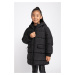 DEFACTO Girl's Water Repellent Hooded Puffer Jacket