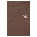 VESTA GANT CLASSIC COTTON SLIPOVER DK BROWN MELANGE