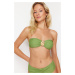Trendyol Bikini Top with Green Bralette Accessories