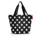 Nákupná taška cez rameno Reisenthel Shopper M Dots white