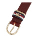 Tommy Hilfiger Dámsky opasok Th Timeless 2.5 Corp AW0AW15376 Červená