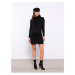 LC Waikiki High Neck Straight Long Sleeve Maternity Knitwear Dress