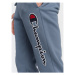 Champion Teplákové nohavice Vertical Logo Embroidery 217860 Modrá Regular Fit