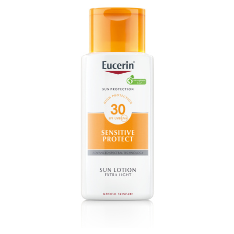 Eucerin SUN Extra ľahké telové mlieko SENSITIVE PROTECT SPF 30, 150 ml