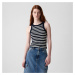 GAP Modal Rib Halter Navy White Stripe