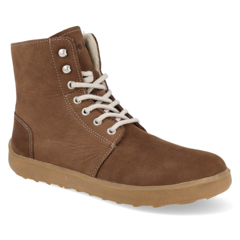 Barefoot zimní obuv s membránou Be Lenka - Winter 2.0 Neo Walnut Brown hnědá