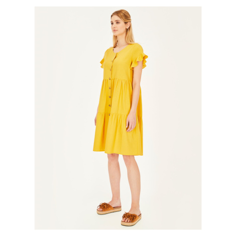 L`AF Woman's Dress Lemon