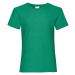 Valueweight Fruit of the Loom Girls' Green T-shirt