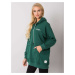 Tmavozelená oversize mikina RV-BL-7095.30P-dark green