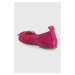 Semišové baleríny Answear Lab ružová farba