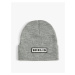 Koton Acrylic College Beanie Label with Printed Fold Detail