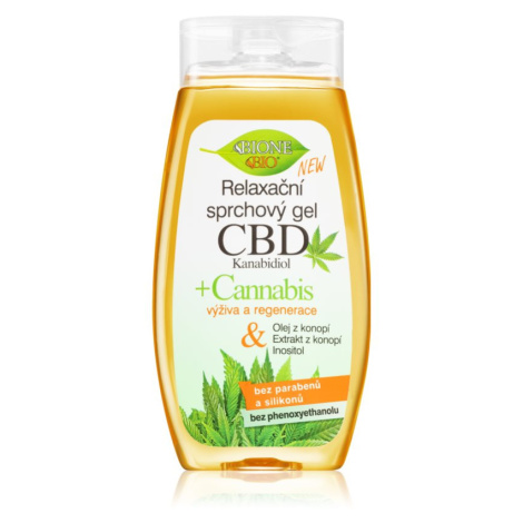 Bione Cosmetics Cannabis CBD relaxačný sprchový gél s CBD