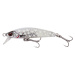 Savage gear wobler gravity minnow sinking crystal white glow 5 cm 4,3 g