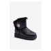 Children's snow boots with fur lining Black Big Star