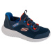 Tmavomodré chlapčenské tenisky Skechers Slip-Ins: Bounder - Brisk-Burst 403822L-NVBL