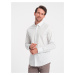 Ombre Men's cotton micro pattern REGULAR FIT shirt - white