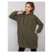 Khaki hoodie with pockets from Indira