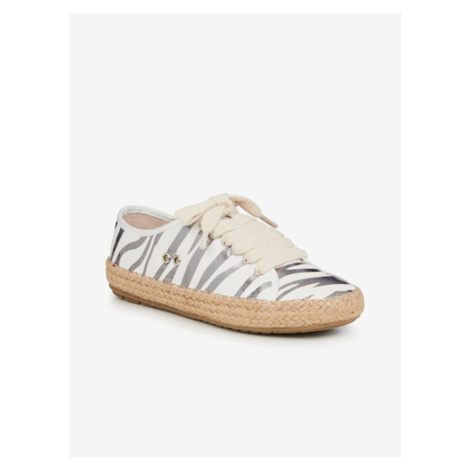 Biele dámske espadrilky