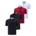 QUAD SET T8582 DEWBERRY MENS T-SHIRT-BLACK-WHITE-NAVY BLUE-BURGUNDY