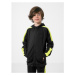 Chlapčenská tréningová mikina so zipsom 4F JUNIOR BOYS FUNCTIONAL SWEATSHIRT JBLMF001-20S-DEEP B