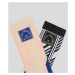Ponožky Karl Lagerfeld Rue St Guillaume Sock 2Pak Rôznofarebná