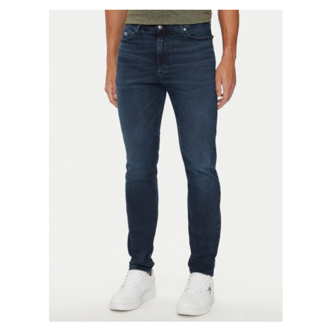 Tommy Jeans Džínsy Simon DM0DM19317 Tmavomodrá Skinny Fit Tommy Hilfiger