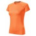 Malfini Destiny Dámske funkčné tričko 176 neon mandarine