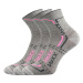 VOXX ponožky Franz 03 svetlo šedá/ružová 3 páry 114580