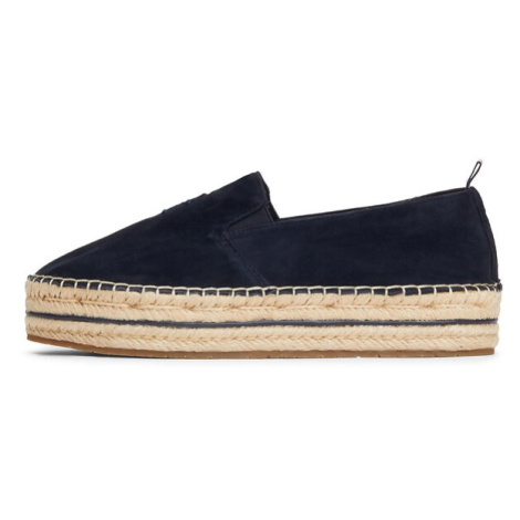 TOMMY HILFIGER Espadrilky  námornícka modrá