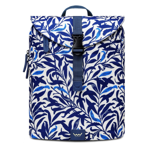 VUCH Corbin Leaves Blue Backpack