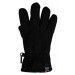 Lewro NARINDER Detské flísové rukavice, čierna, veľkosť