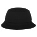 Flexfit Cotton Twill Bucket Cap, Black