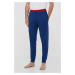 Pyžamové nohavice HUGO pánske,tmavomodrá farba,jednofarebná,50493128